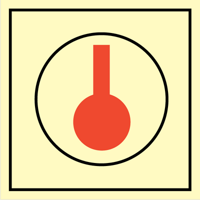 Heat detector, 150 x 150 mm