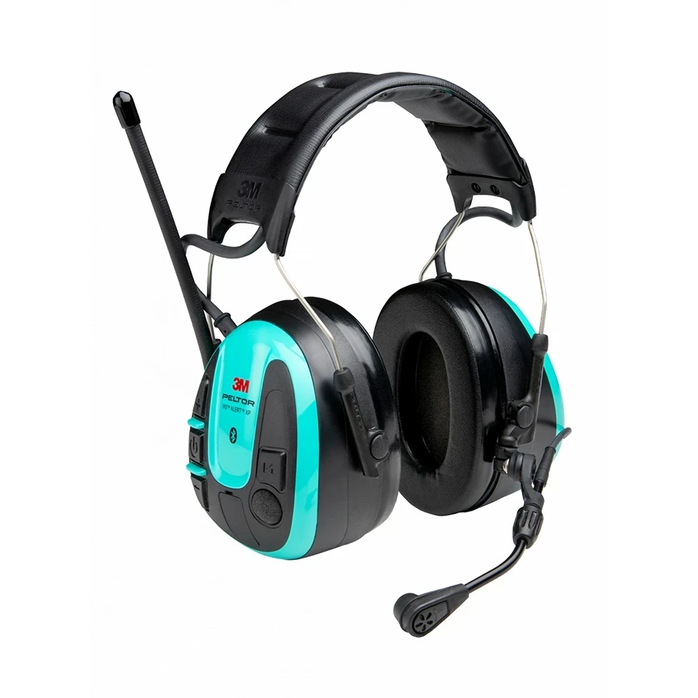 3M&trade; PELTOR&trade; WS&trade; ALERT&trade; XP+ app, mintgrøn headset med hovedbøjle, MultiPoint Bluetooth