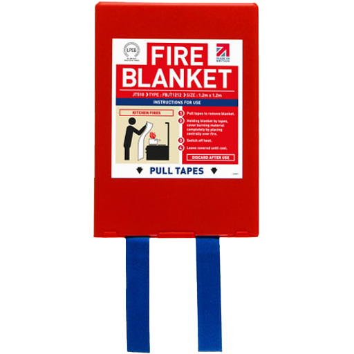 Premium Jacpack brandtæppe til køkkenbrande, 1,2 x 1,2 meter