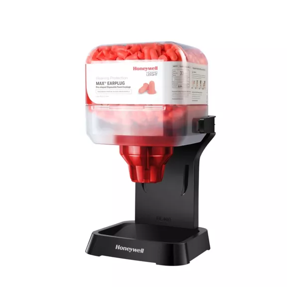 HONEYWELL HL400&trade;-AM antimikrobiel beskyttet dispenser til ørepropper - inkl. 800 stk MaxLight ørepropper