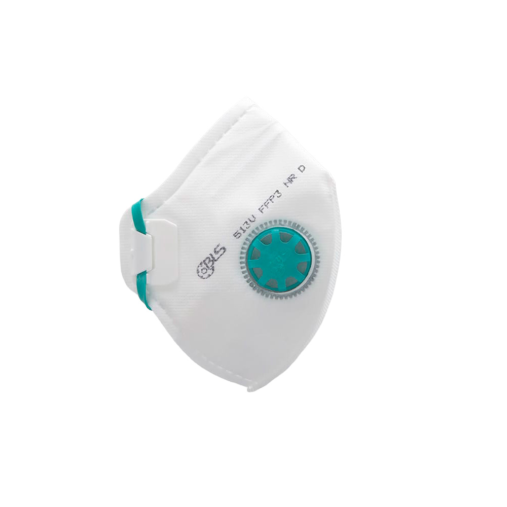 BLS O2-serie 513V FFP3 NR D filter, med bevægelige elastikker for perfekt pasform