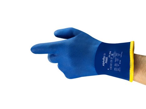 Ansell AlphaTec 23-202 PVC Termohandske, med ru gribeflade, længde 300 mm, beskytter ned til - 30°C