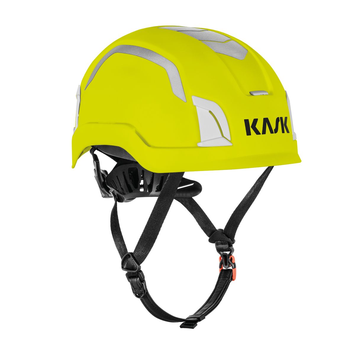 Kask ZENITH X MAX, sikkerhedshjelm i store størrelser: justerbar 60-66 Hi-Viz Gul