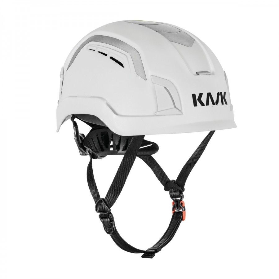 Kask ZENITH X MAX AIR, sikkerhedshjelm i store størrelser: justerbar 60-66 Hi-Viz Hvid