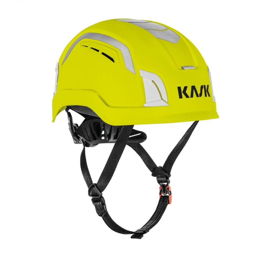 Kask ZENITH X MAX AIR, sikkerhedshjelm i store størrelser: justerbar 60-66 Hi-Viz Gul
