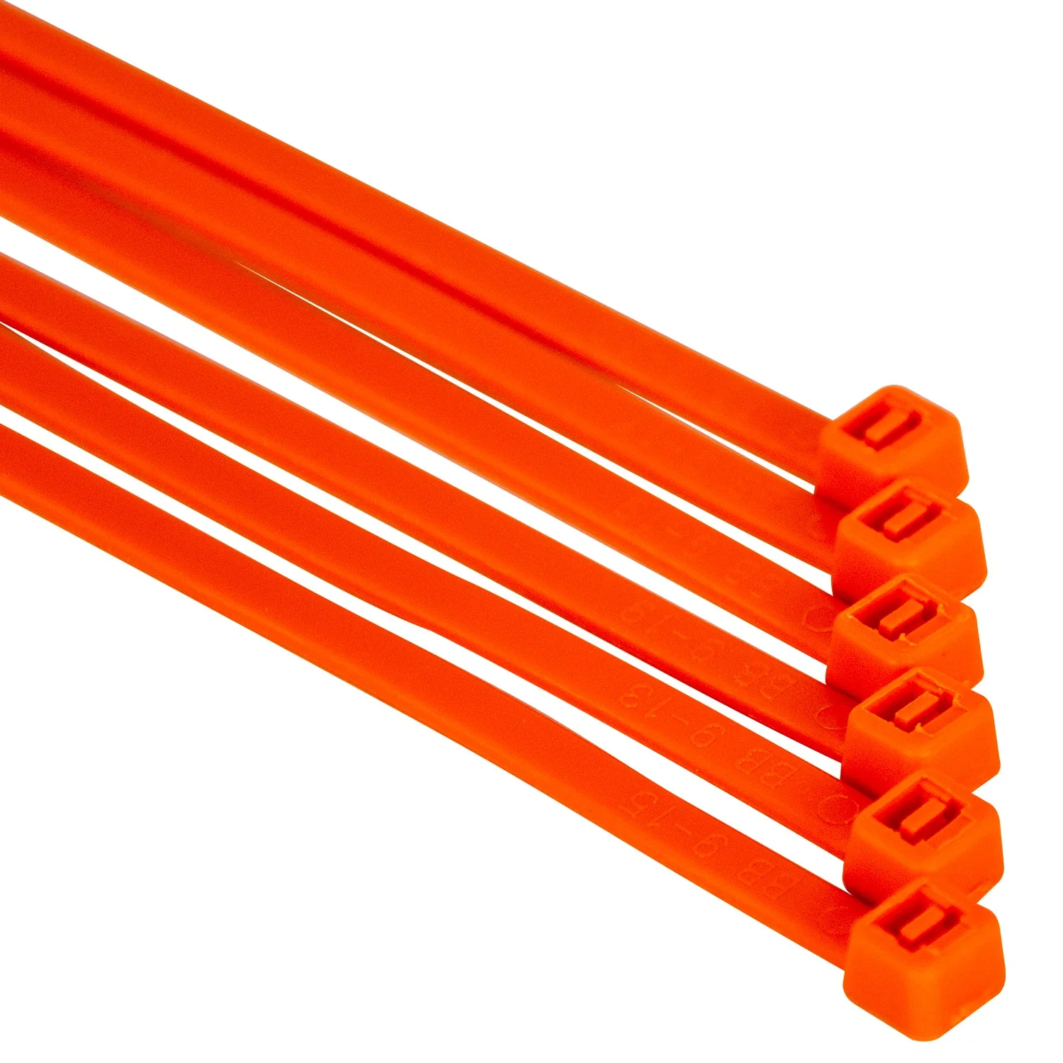 BIGBEN Netbinder til Superclad net, 100 stk strips / kabelbindere i en pose Orange