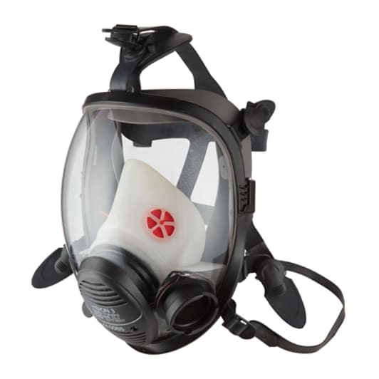 3M&trade; Scott&trade; Vision 3 Ansigtsmaske med positivt tryk, standardhovedstrop i gummi, M/L, 1071671