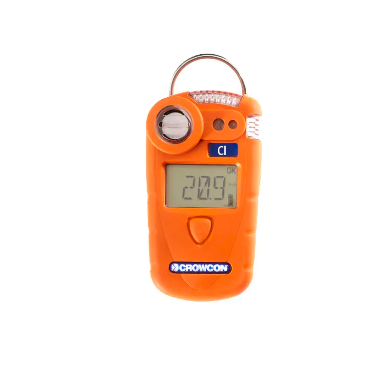 Crowcon Gasman Klor 0-20ppm chlorine Cl2 til detektering af klor, enkelt gasdetektor alarm