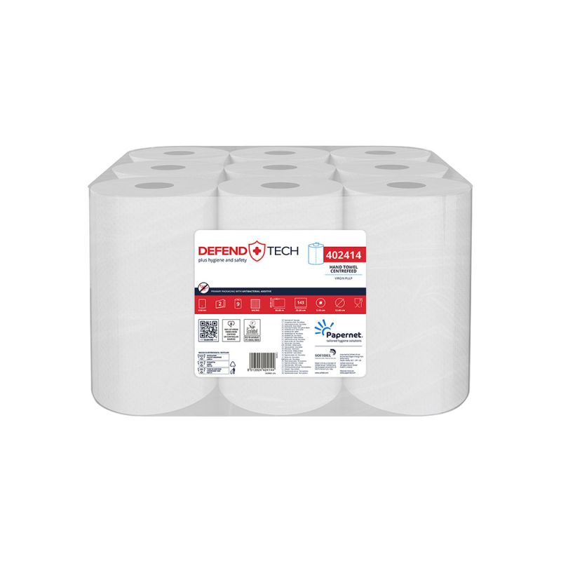 Papernet Defend Tech Centerfeed håndklæder, 2-lags, cellulose