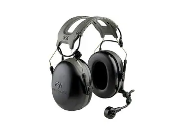 3M&trade; PELTOR&trade; CH-3 FLX2 Headset med hovedbøjle, FLX2, sort, PTT MT74H52A-111 SV