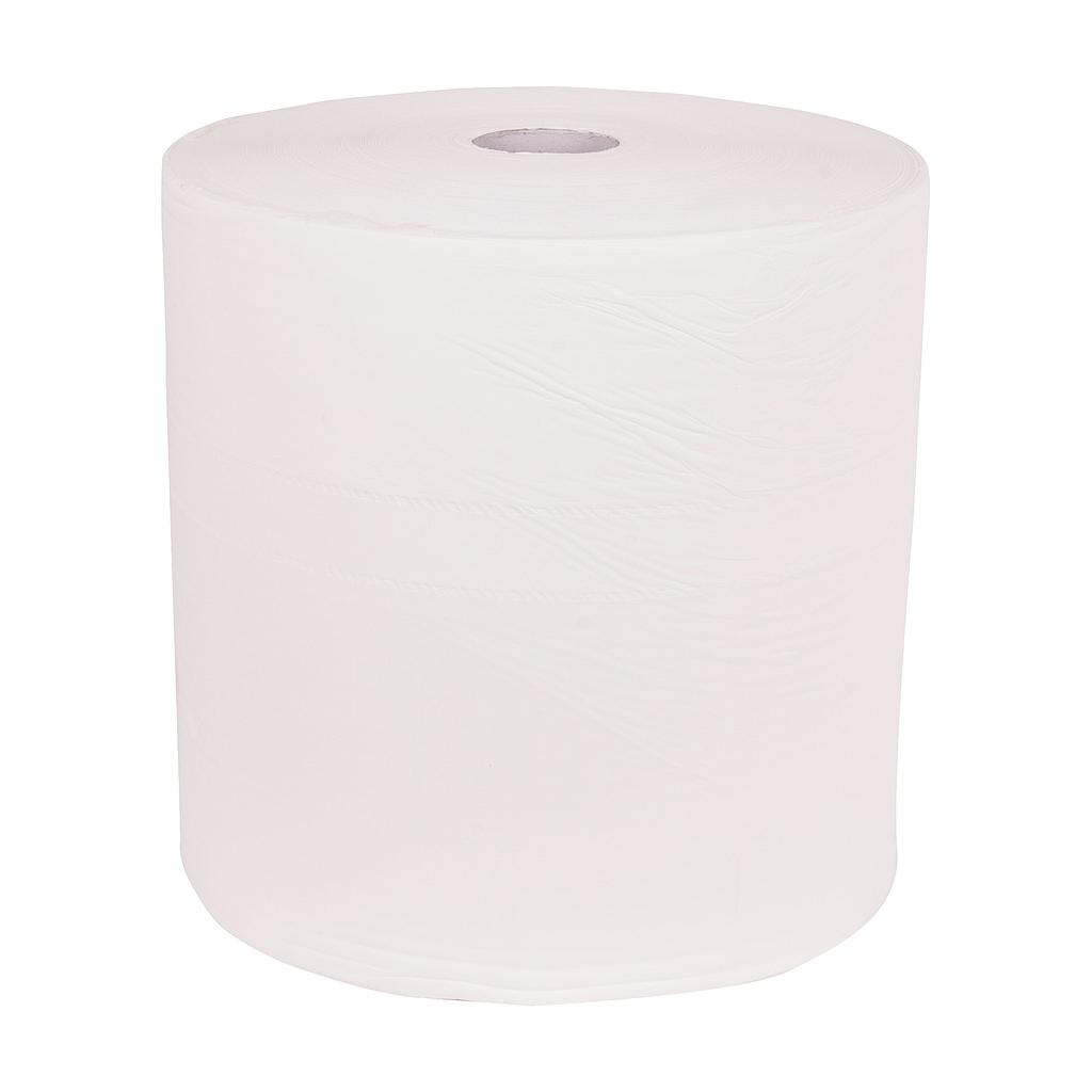 Maxiroll JOHANETEX fnugfri 4-lags non-woven, Miljøvenlig aftørringsklude i rulle, 40 cm x 380 meter lang, høj slidstyrke og absorbtionsevne