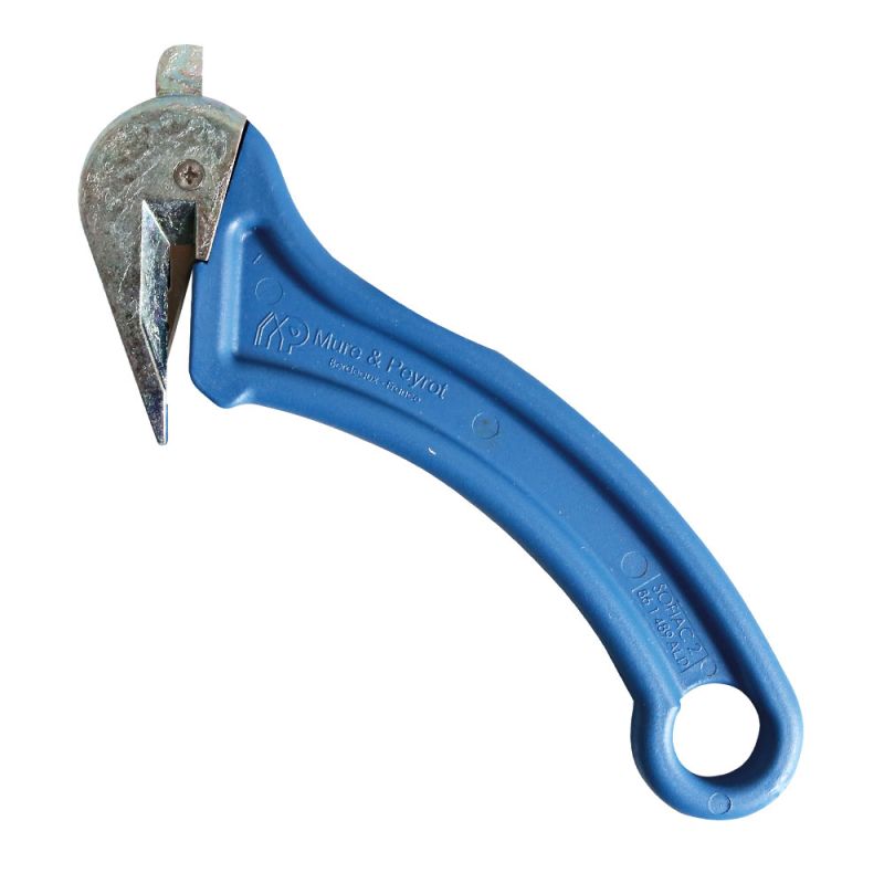 Detekterbar kniv - Trio Detect - blå 18,5 cm lang
