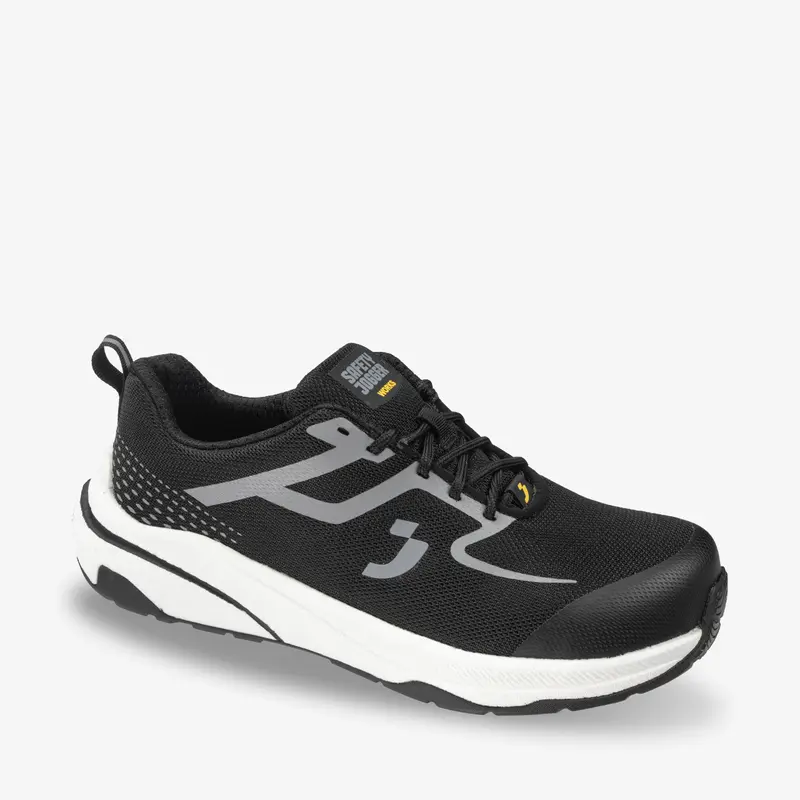 Safety Jogger FREEDOM S1PS LOW, Letvægts sikkerhedssko med ekstra bred tå og snørebånd 45