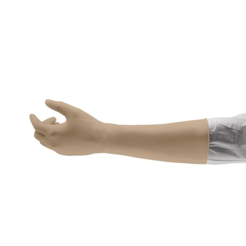 Ansell BioClean 73-425 Renrums og steril Neopren Polychloroprene handske længde 400mm 6.5