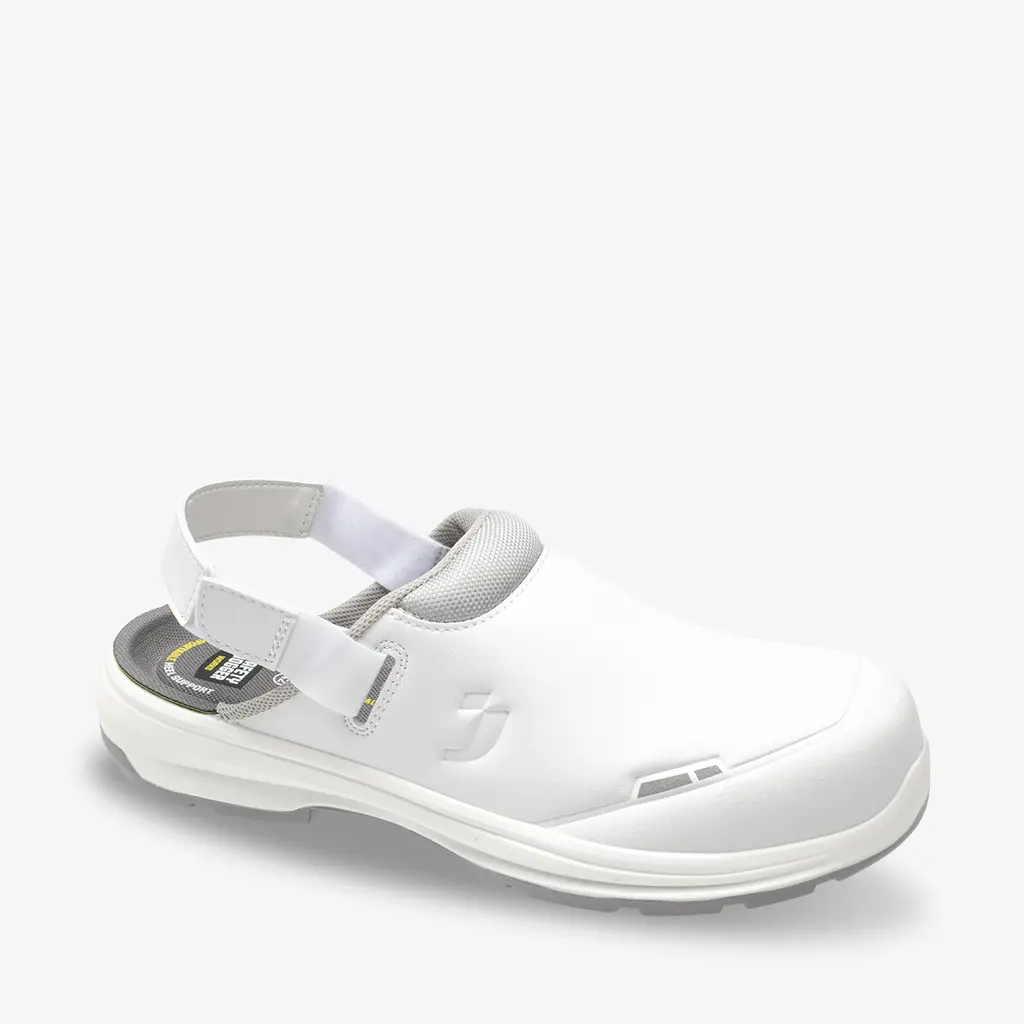 SafetyJogger FLUX SB hvide letvægts træsko SB SR ESD A E FO 37