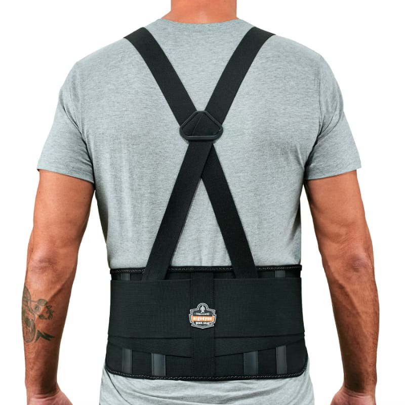 Ergodyne ProFlex 1625 elastisk rygbælte 19 cm rygstøtte XSmall
