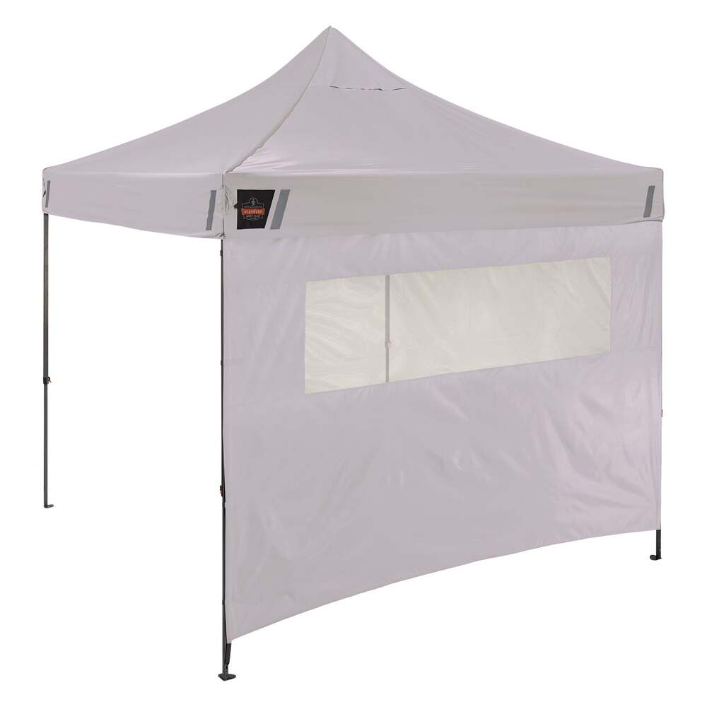 Ergodyne Shax 6194 Sidevæg med vindue til pop-up pavillon, 3m x 3m, fås i 3 farver Hvid