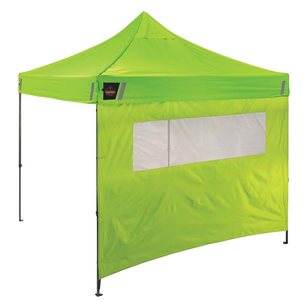 Ergodyne Shax 6194 Sidevæg med vindue til pop-up pavillon, 3m x 3m, fås i 3 farver Lime