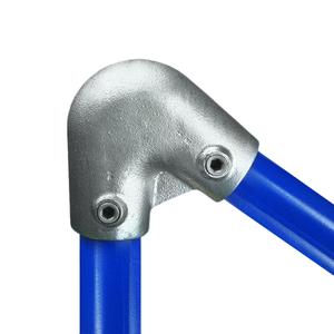 Justerbar bøjning (30°-45°) - fitting 56, 42,4 mm (56-7), Kee Clamp galvaniseret rørfitting