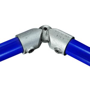 Justerbar bøjning - fitting BC53, 48,3 mm, Kee Clamp galvaniseret rørfitting