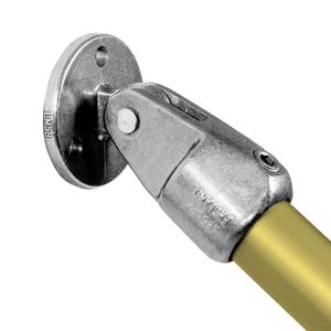 Justerbart basebeslag - fitting LC58 - 48,3 mm (LC58-8), Kee lite alu rørfitting