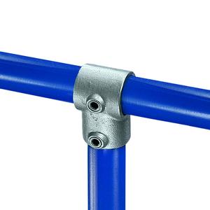 Kort t-stykke - fitting 10, 26,9 mm (10-5), Kee Clamp galvaniseret rørfitting