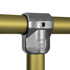 Kort t-stykke - fitting L10 - 42,4 mm (L10-7), Kee lite alu rørfitting