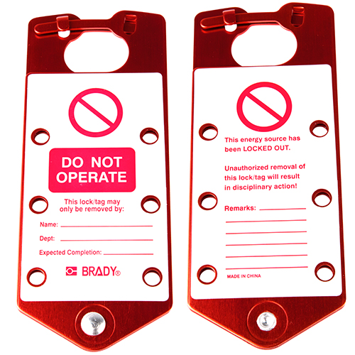 Mærket Safety Lockout Hasper