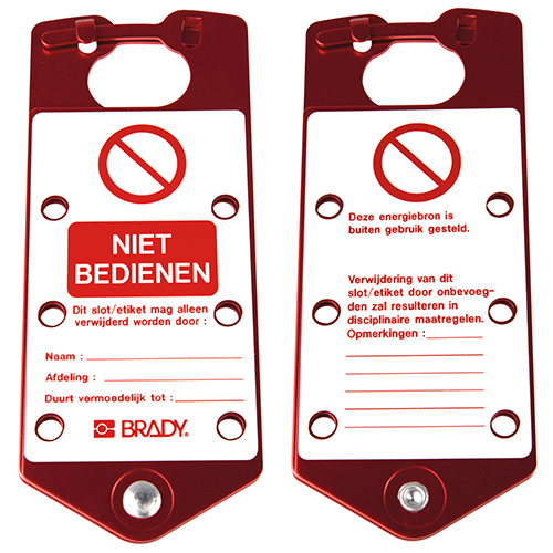 Mærket Safety Lockout Hasper