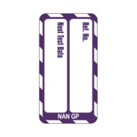 Nanotag Insert - Hvid på Lilla - Next Test Date (30-833309)