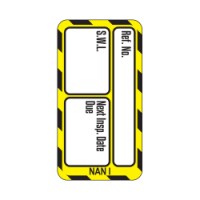 Nanotag Insert - Sort på Gul - Safe Working Load (30-833333)