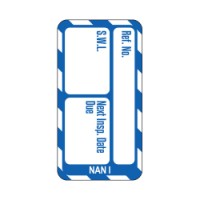 Nanotag Insert - Hvid på Blå - Safe Working Load (30-833332)
