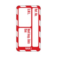 Nanotag Insert - Hvid på Rød - Safe Working Load (30-833331)