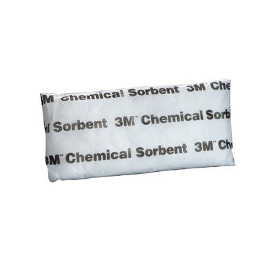 3M P-300 Kemikalieabsorbent, Puder, 18 cm x 38 cm, 16/krt suger op til 10 gange sin egen vægt. (pr pude 164 gram).
