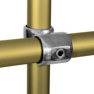 Overkryds - fitting L45 - 42,4 mm (L45-7), Kee lite alu rørfitting