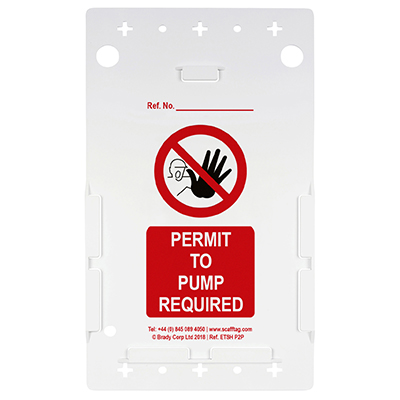 Permit to Pump Holder