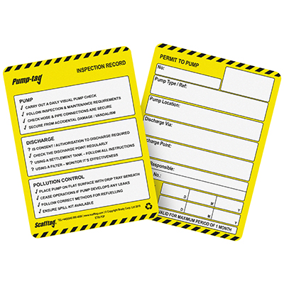 Permit To Pump Insert