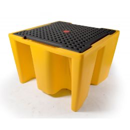 Prestige Single IBC Spill Palle - med rist - Lagring og opbevaring af farligt medie, 1120 liter