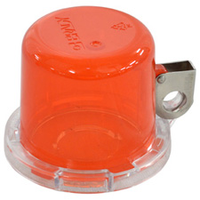 Trykknap Lockout-enhed (22 mm), rød, med standard Cover