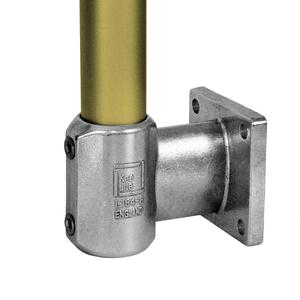 Rækværksflange - fitting L164 - 48,3 mm (L164-8), Kee lite alu rørfitting