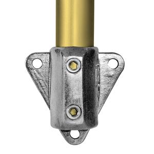 Rækværksflange til væg - fitting L68 - 42,4 mm (L68-7), Kee lite alu rørfitting