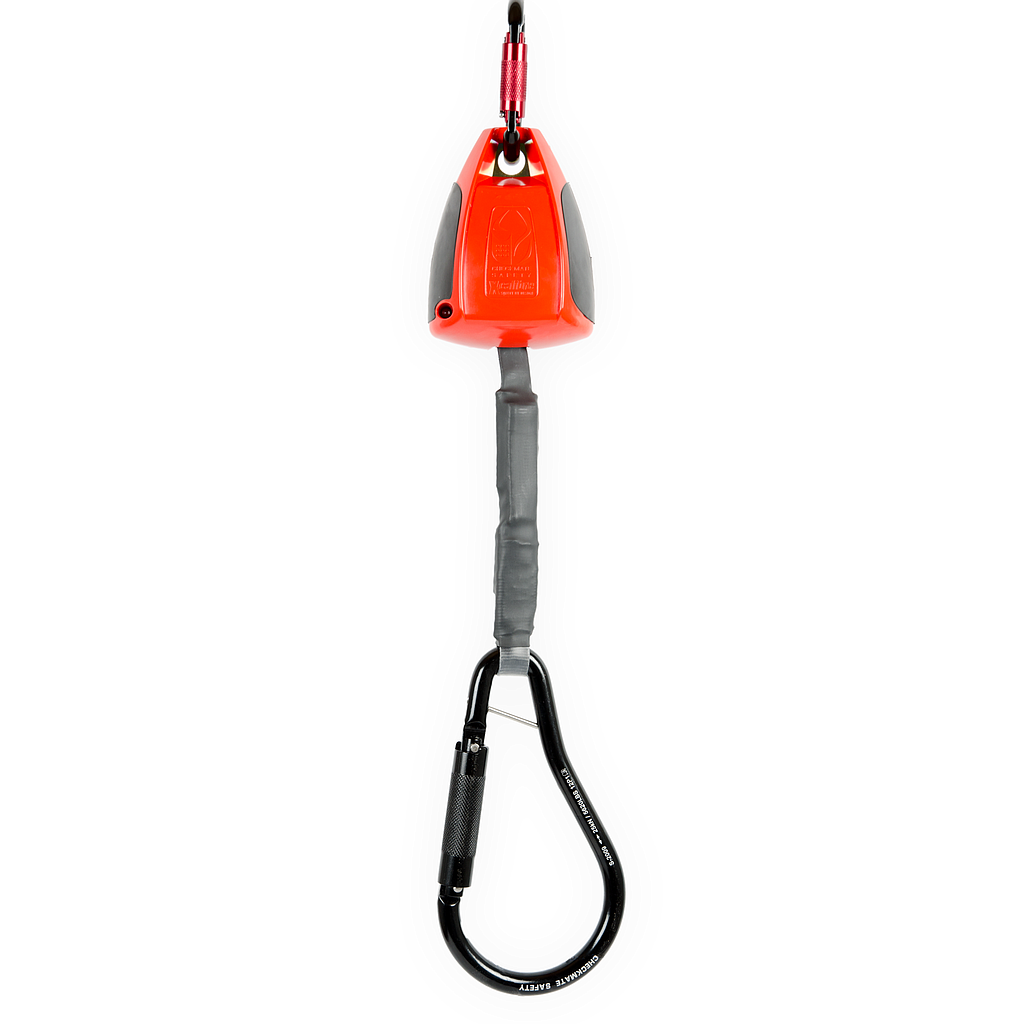 Faldblok FAB3W Xcalibre (fab3w-009), 4 m gjord med stor O-ring karabinhage vægt kun 1,1 kg