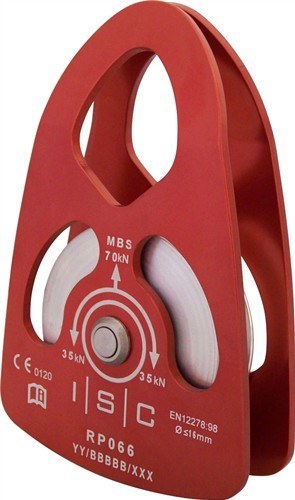 Rulle talje op til 16 mm reb i aluminium vægt kun 440 g, styrke til (MBS ) 70 KN Checkmate RP066