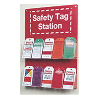 10-Pocket Tag Safety Station.