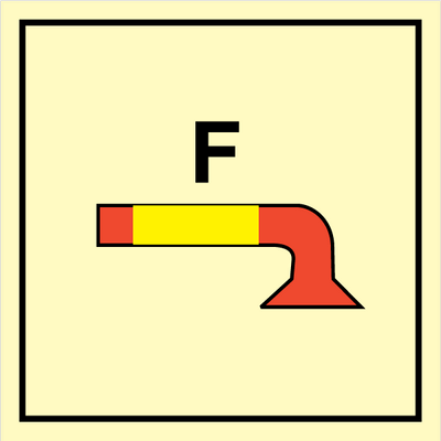 Space protected by foam 150 x 150 mm