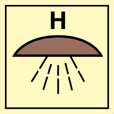Space protected by Halon H