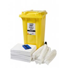 240 liter Black & White olieudslip Reaktion Kit - Spildkits.