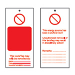 Tagout: Advarsel Tags