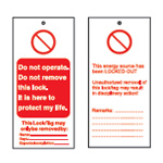 Tagout: Advarsel Tags