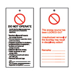 Tagout: Advarsel Tags